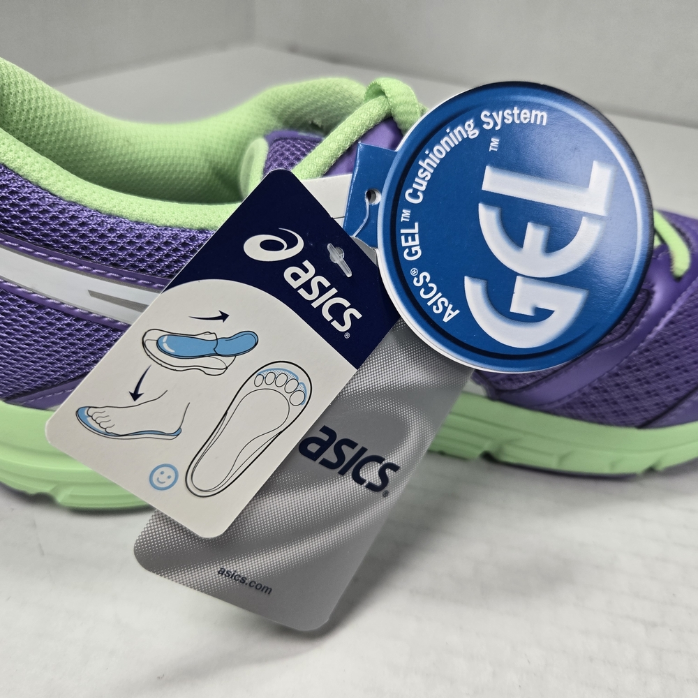 ASICS GEL- ZARACA 4 GS kids Purple and Lime Running Shoes Size 7 - Picture 10 of 12
